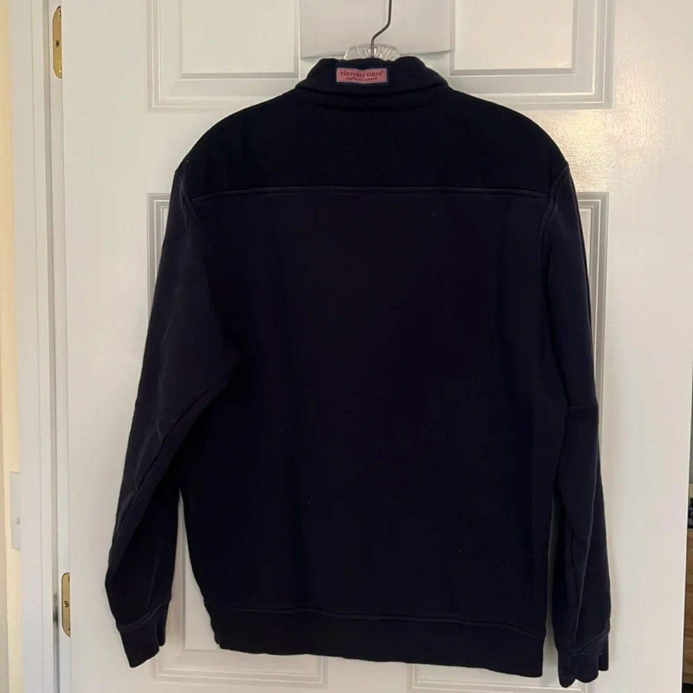 Vineyard Vines 3/4 Zip Shep Shirt, Navy, Men’s S - Picture 2 of 9